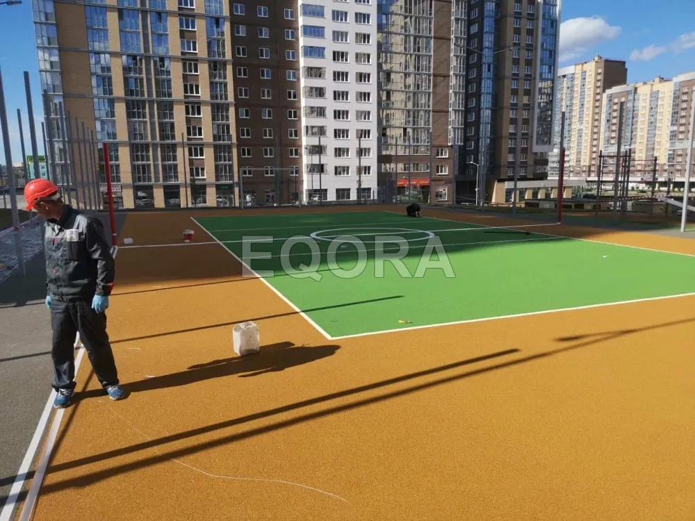 Какая минимальная температура для укладки резинового покрытия в Электростали?